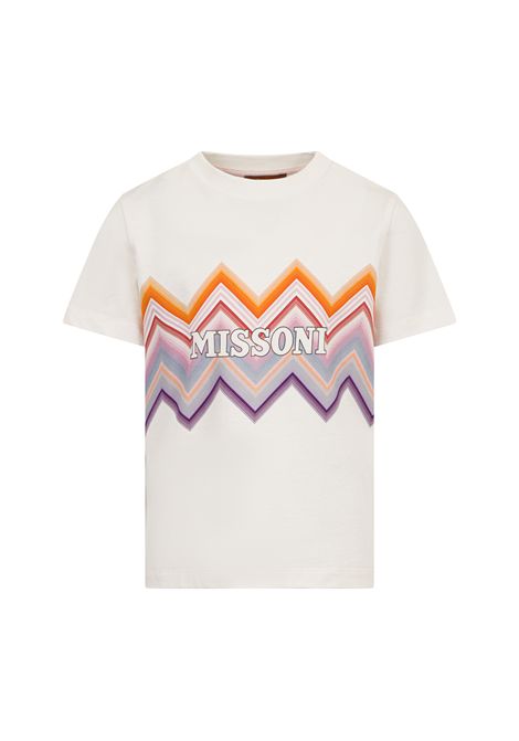 T-shirt con stampa MISSONI KIDS | MZ8A11 Z3672102